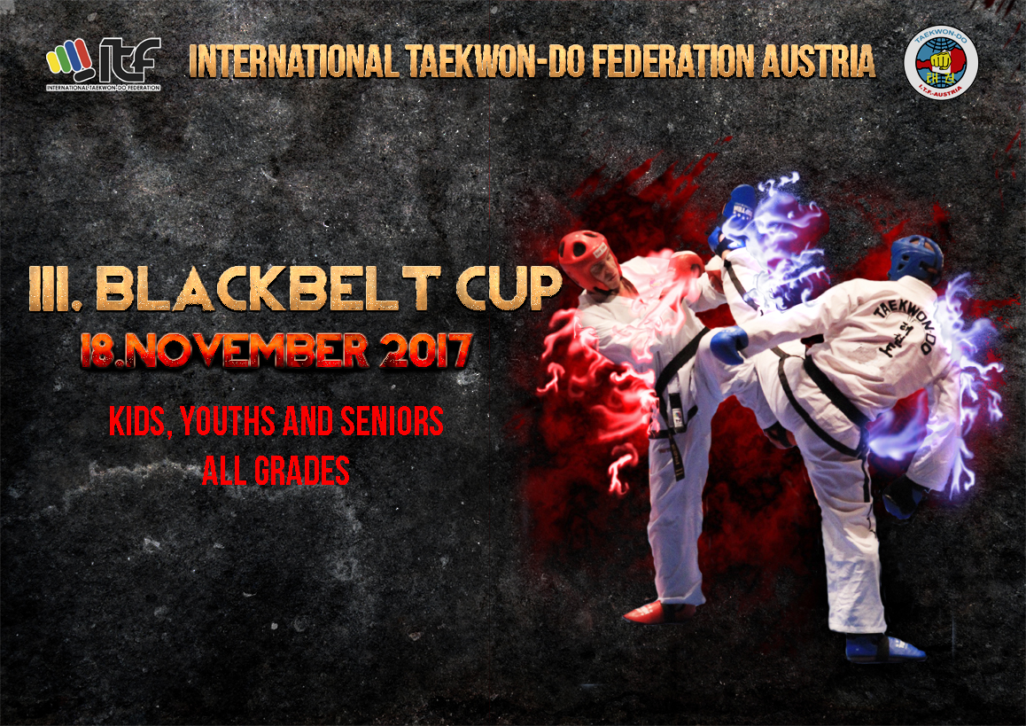 Teaser, 3. Black Belt Cup 2017 (Pölten, Austria) - plakát